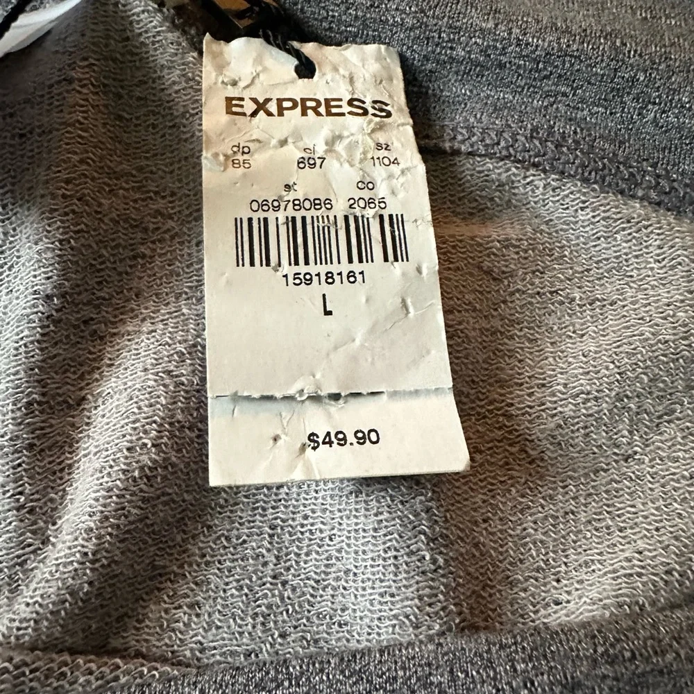 Women’s EXPRESS ONE ELEVEN Size L Gray Joggers - Picture 6 of 6